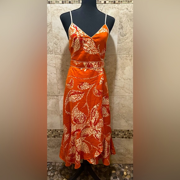 Land of the Free beautiful orange size medium dress - Picture 1 of 7
